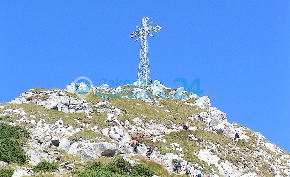 krzyż na szczycie Giewontu